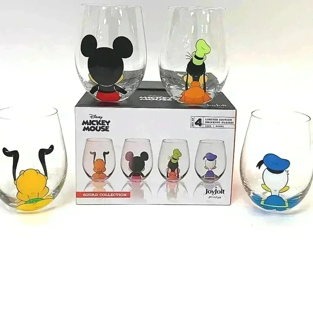 BNIB Disney store 4 PC CUP SET
